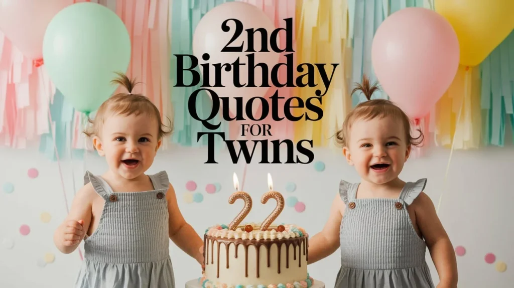 2nd Birthday Quotes for Twins