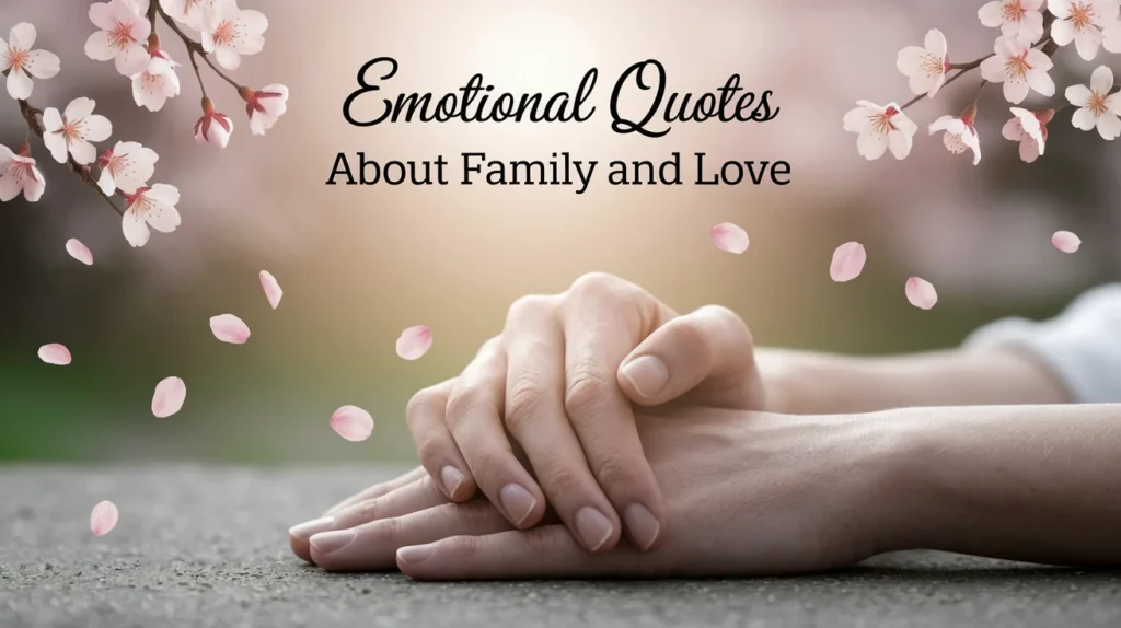 Emotional Quotes About Family and Love