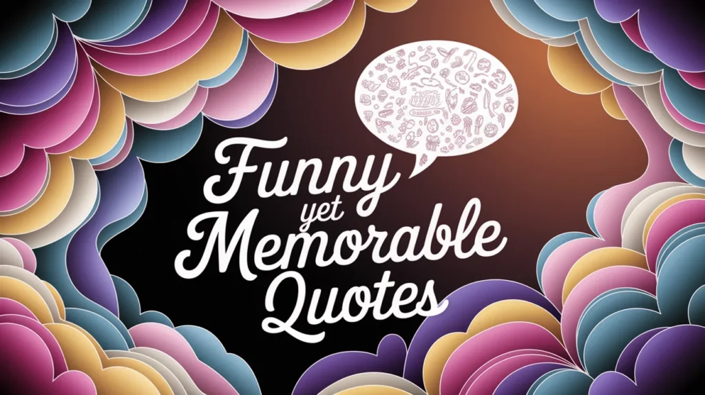 Funny Yet Memorable Quotes