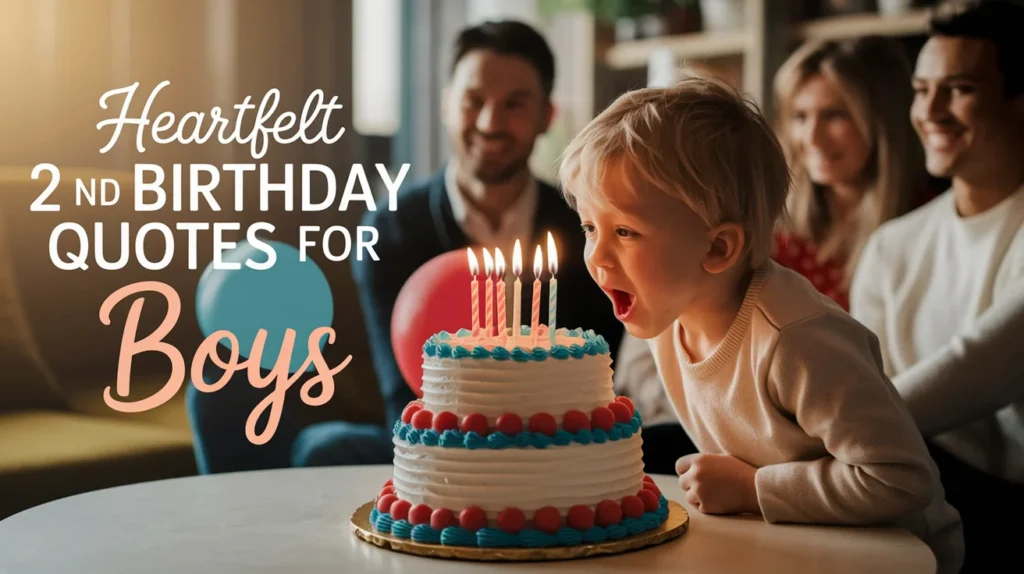 Heartfelt 2nd Birthday Quotes for Boys