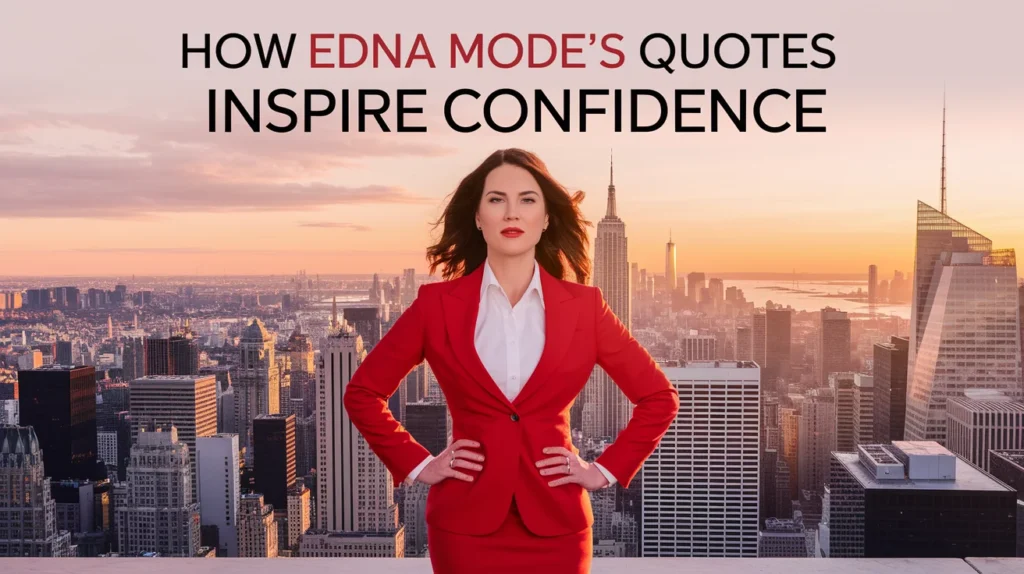 How Edna Mode’s Quotes Inspire Confidence