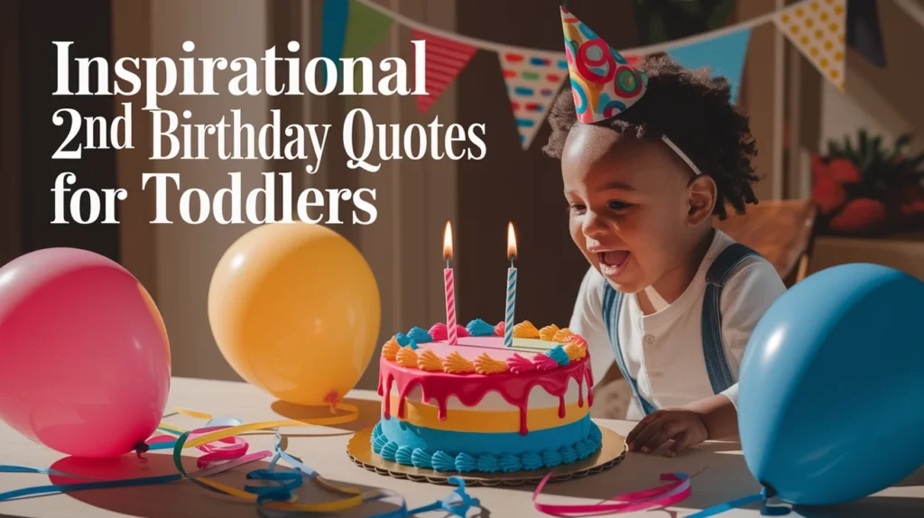 Inspirational 2nd Birthday Quotes for Toddlers