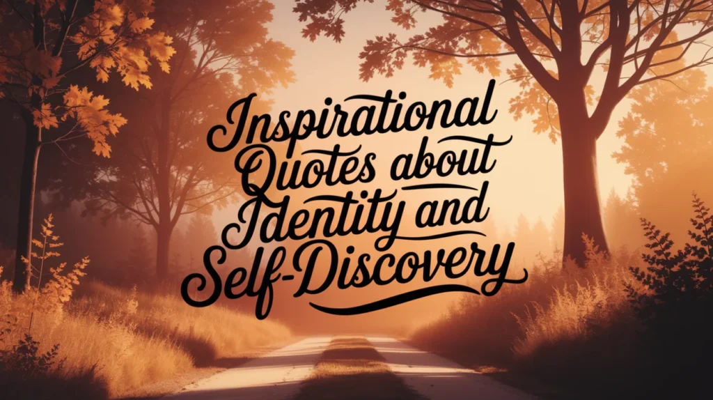 Inspirational Quotes About Identity and Self-Discovery