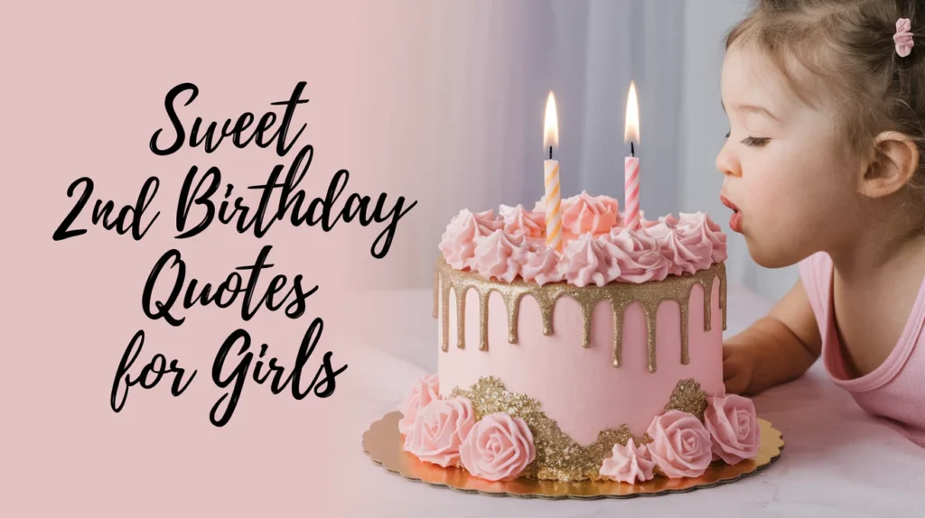 Sweet 2nd Birthday Quotes for Girls