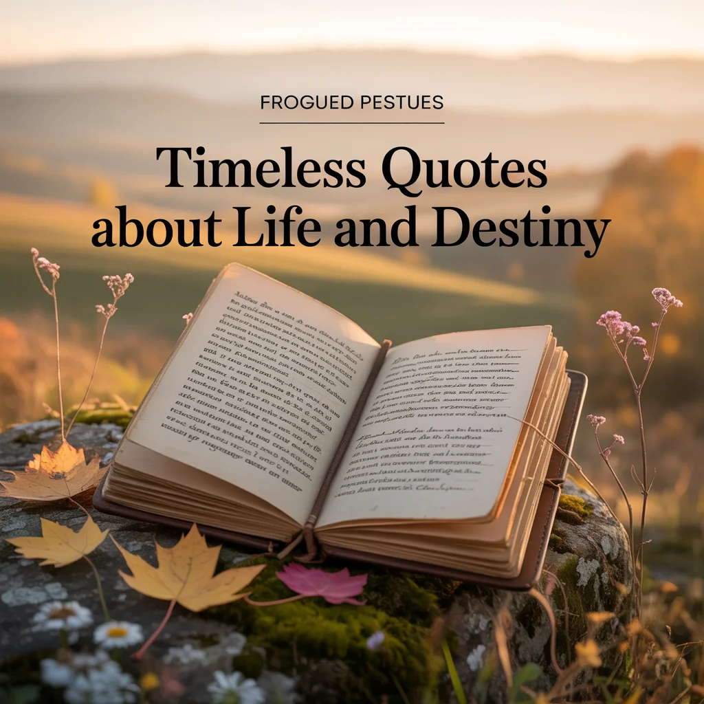 Timeless Quotes About Life and Destiny