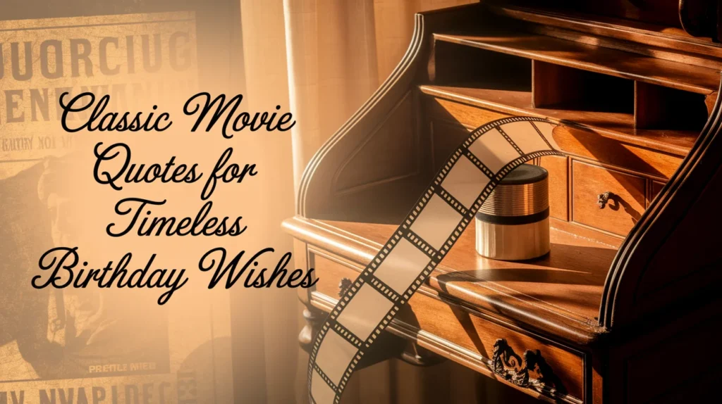 Classic Movie Quotes for Timeless Birthday Wishes