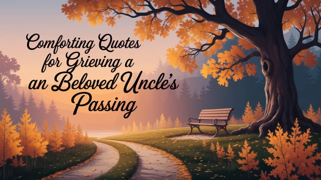 Comforting Quotes for Grieving a Beloved Uncle’s Passing