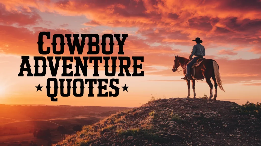 Cowboy Adventure Quotes