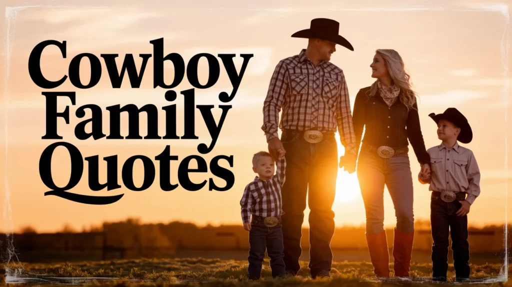 Cowboy Family Quotes