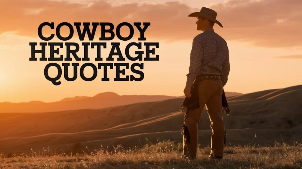 Cowboy Heritage Quotes
