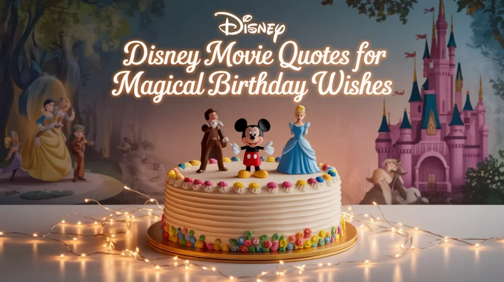 Disney Movie Quotes for Magical Birthday Wishes