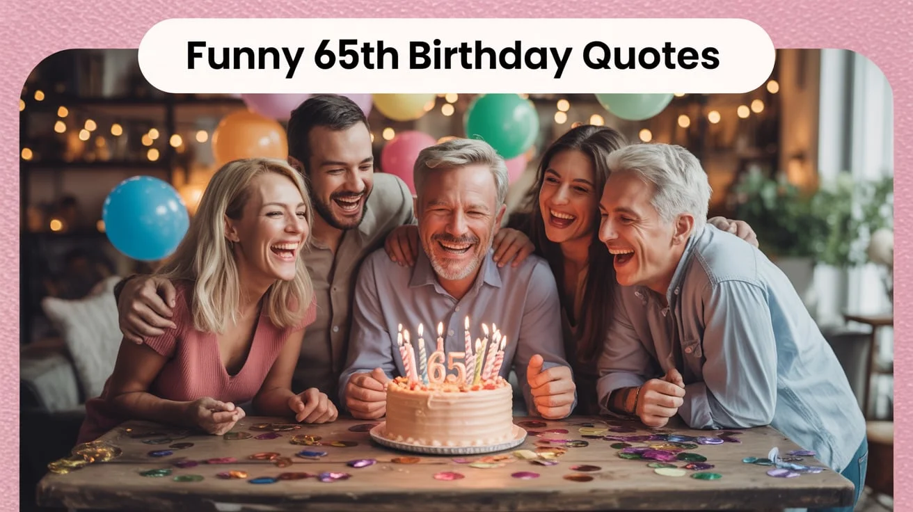 Funny 65th Birthday Quotes