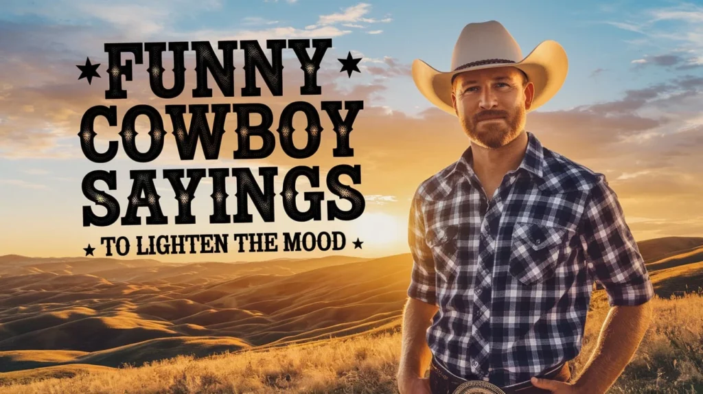 Funny Cowboy Sayings to Lighten the Mood