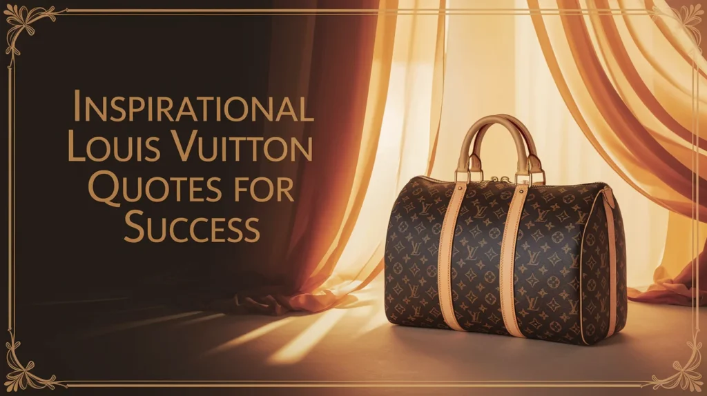 Inspirational Louis Vuitton Quotes for Success