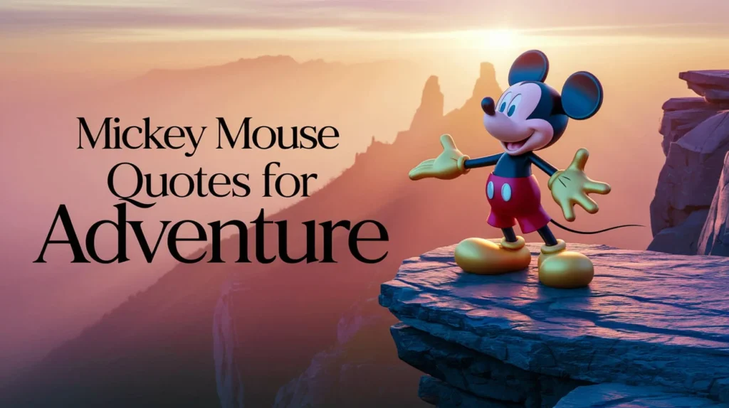 Mickey Mouse Quotes for Adventure