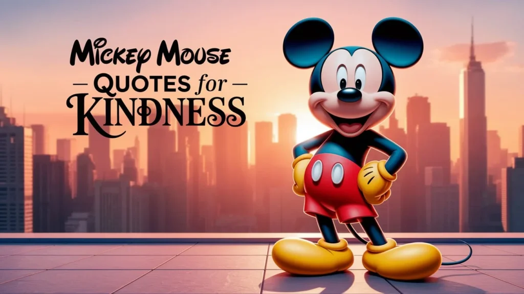 Mickey Mouse Quotes for Kindness