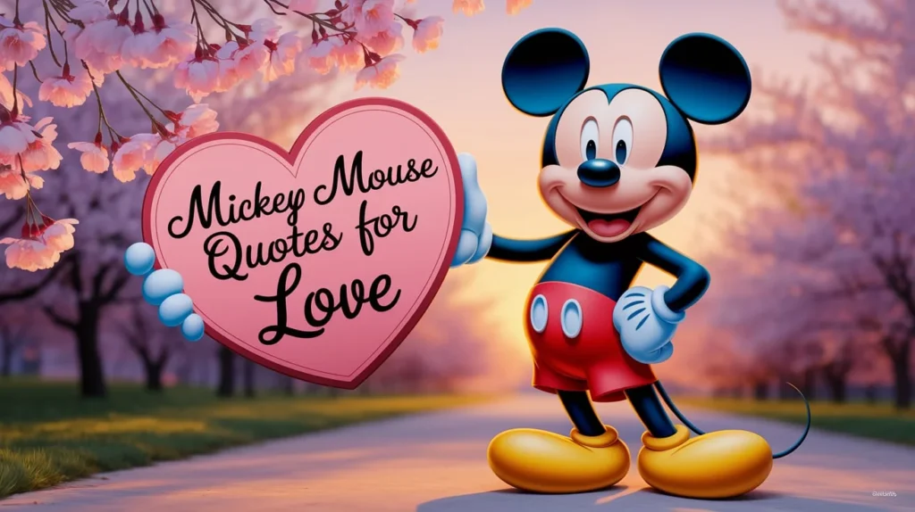 Mickey Mouse Quotes for Love
