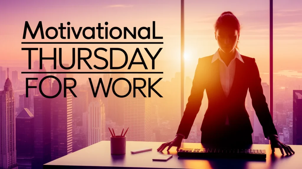 Motivational Thursday Quotes for Work