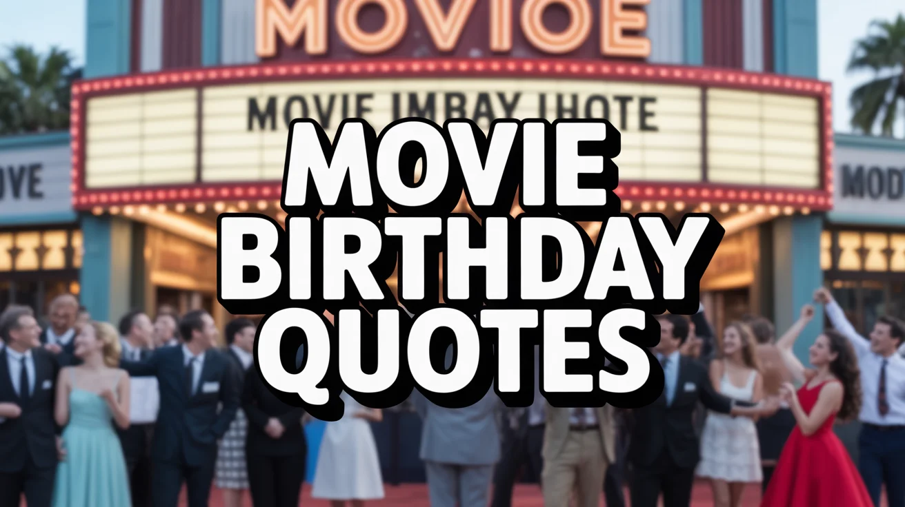 Movie Birthday Quotes