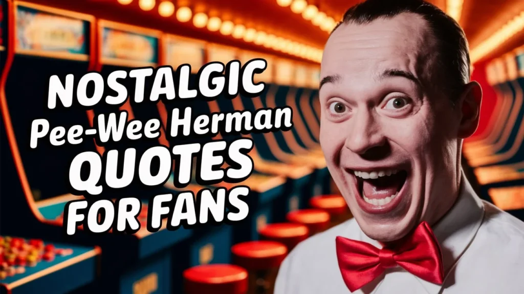 Nostalgic Pee-wee Herman Quotes for Fans