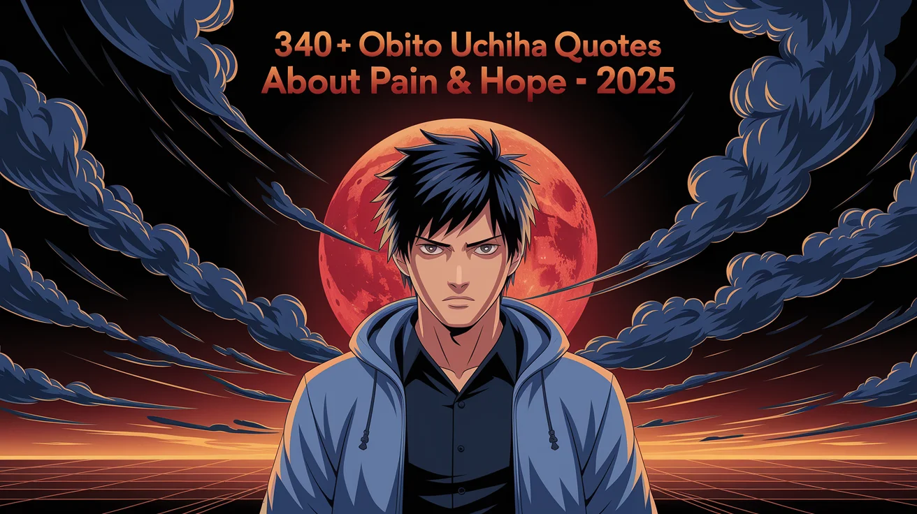 Obito Uchiha Quotes About Pain & Hope