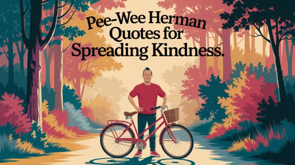Pee-wee Herman Quotes for Spreading Kindness