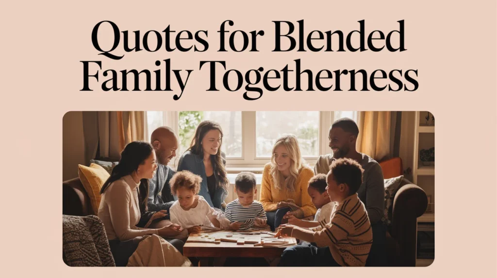 Quotes for Blended Family Togetherness