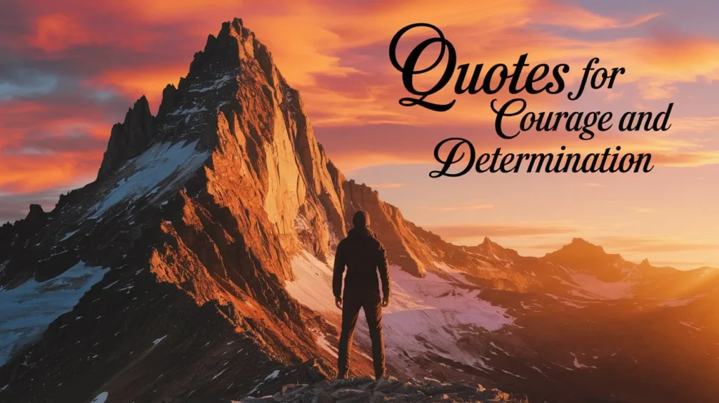 Quotes for Courage and Determination