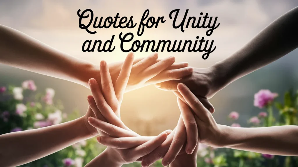 Quotes for Unity and Community