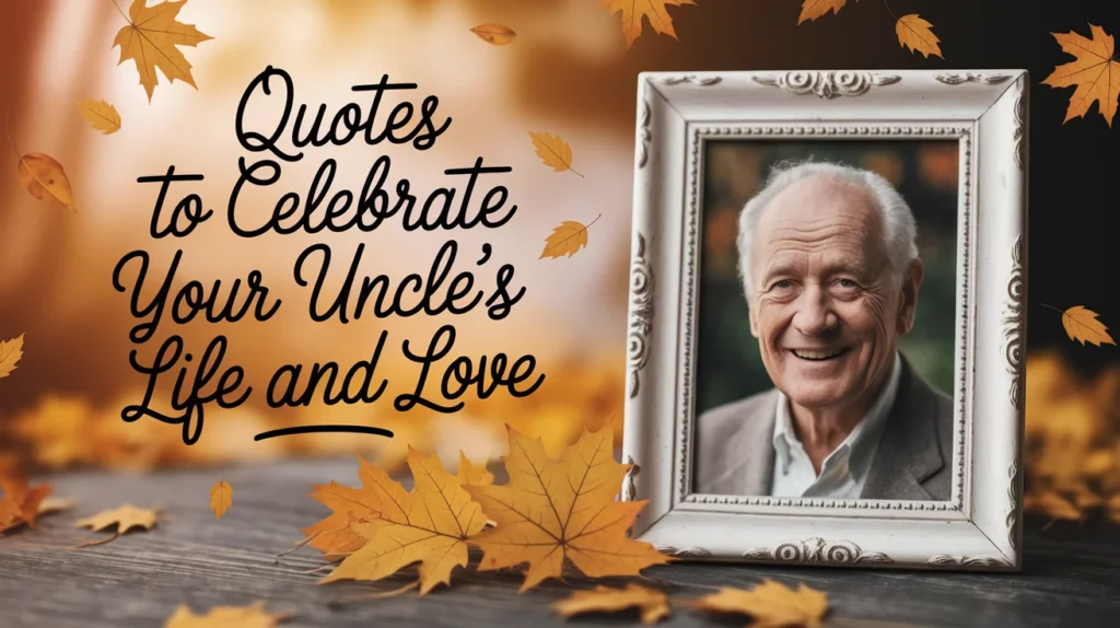 Quotes to Celebrate Your Uncle’s Life and Love
