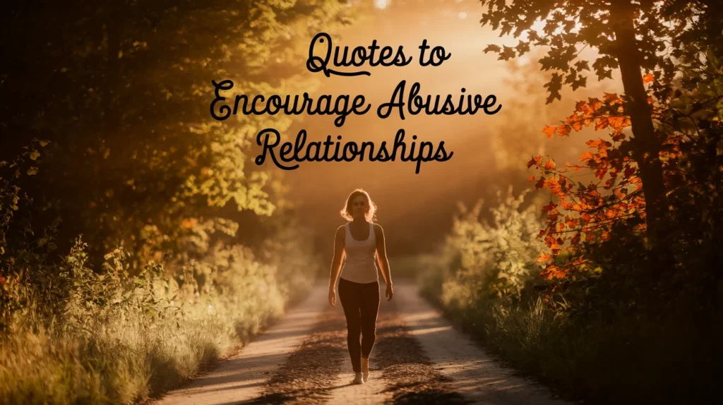 Quotes to Encourage Leaving Abusive Relationships