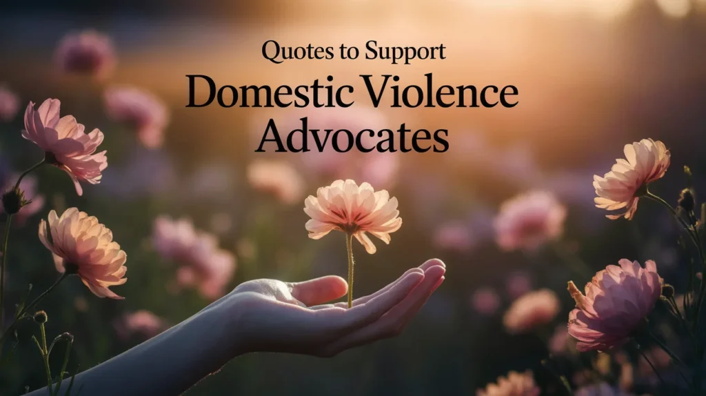 Quotes to Support Domestic Violence Advocates