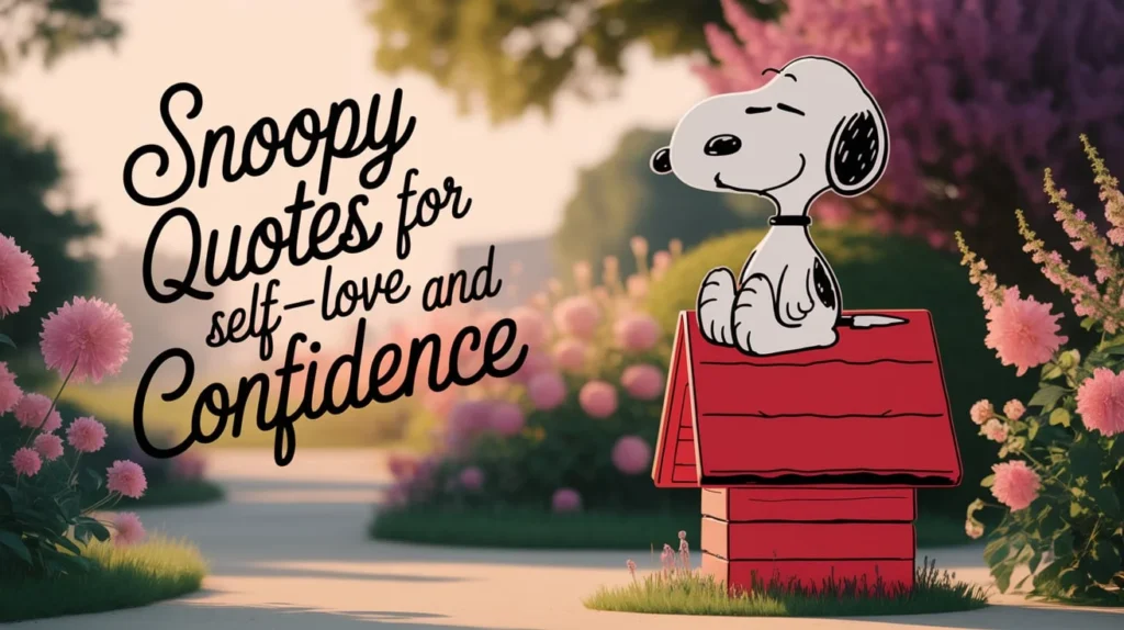 Snoopy Quotes for Self-Love and Confidence