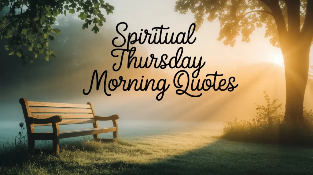 Spiritual Thursday Morning Quotes