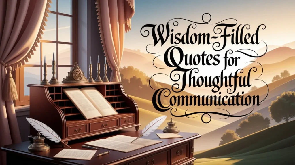 Wisdom-Filled Quotes for Thoughtful Communication