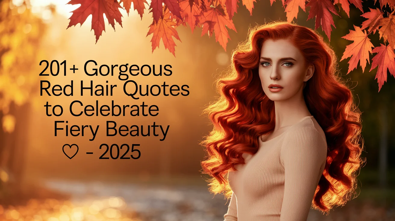 Gorgeous Red Hair Quotes to Celebrate Fiery Beauty