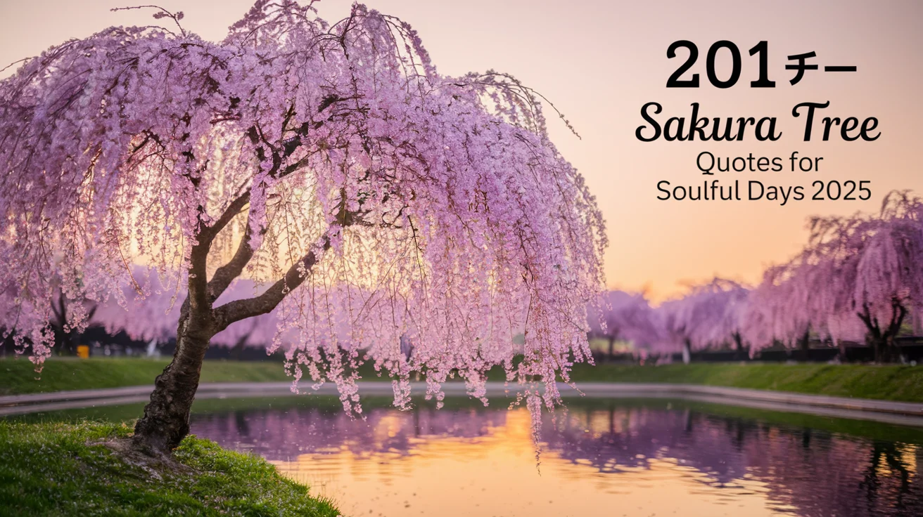 Sakura Tree Quotes for Soulful Days